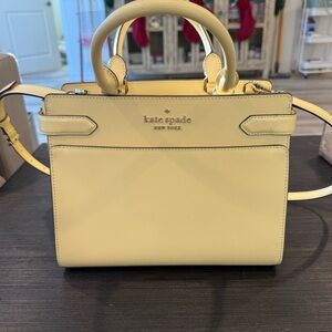 Kate Spade Light Yellow Satchel